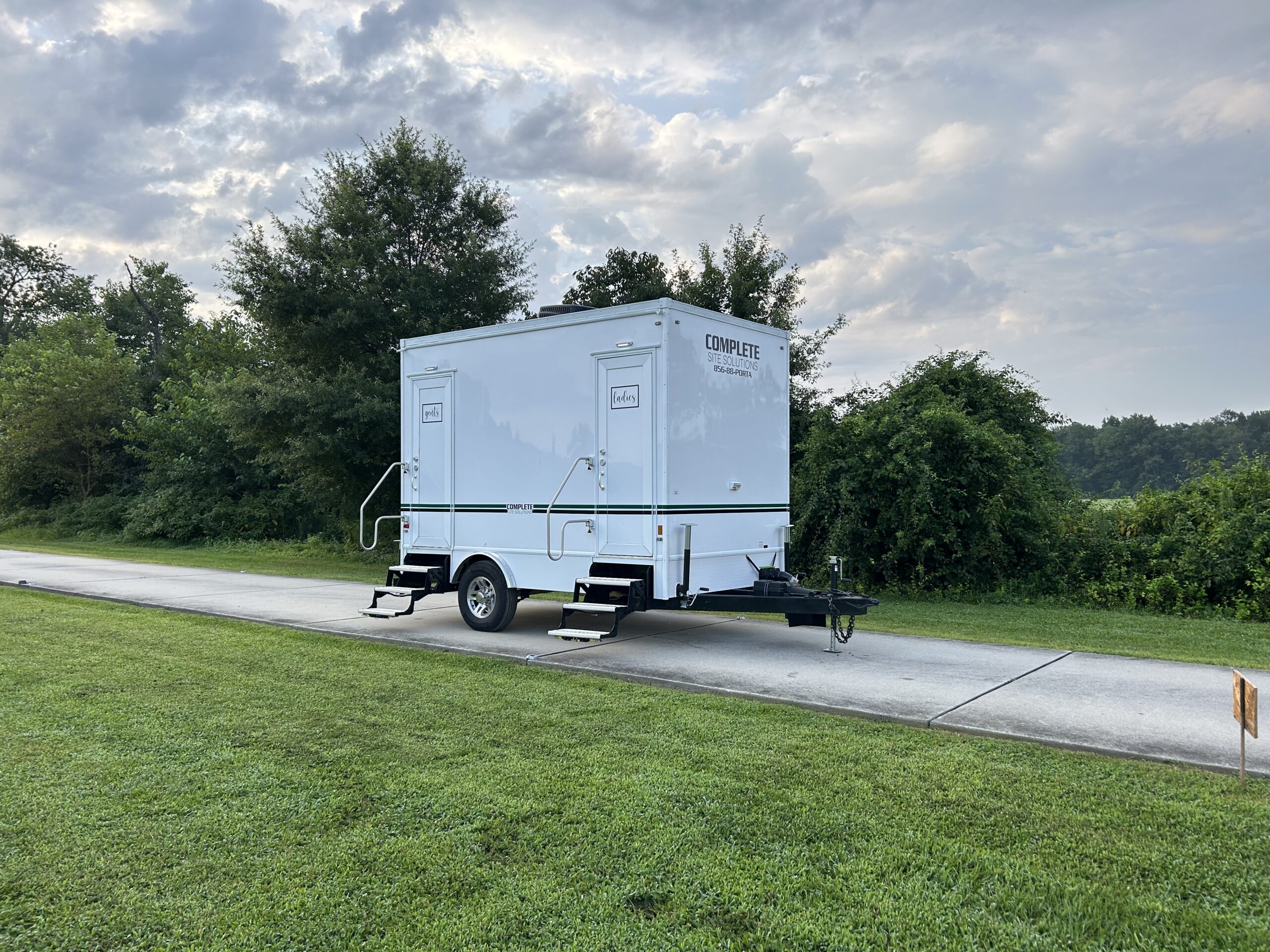 2_Stall_Restroom_Trailer_Front_View