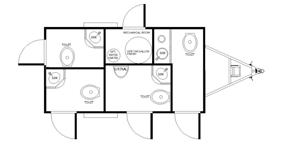 4_Stall_Restroom_Trailer_Floor_Plan